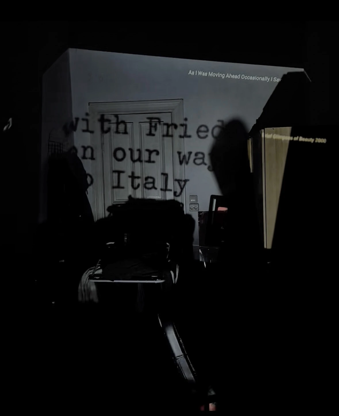 Detail from In Conversation with Mekas