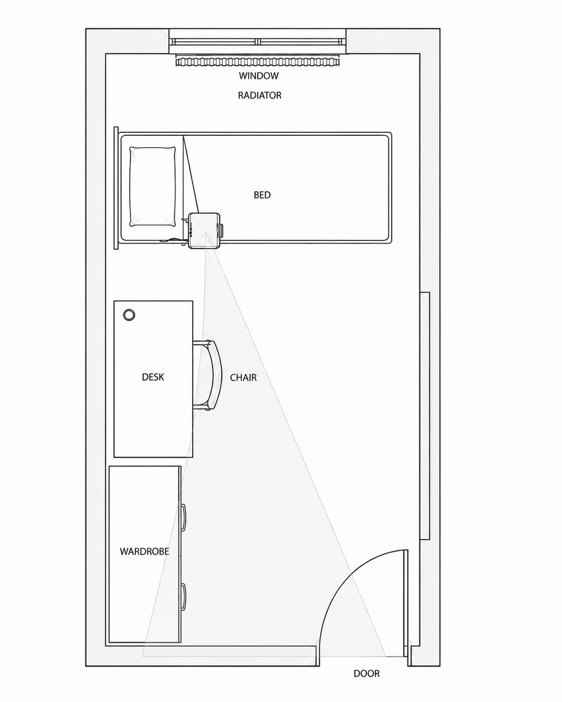 Floor plan diagram for In Conversation with Mekas